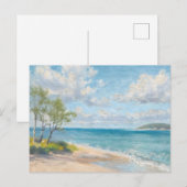 Kustbries Fijne Kunst Strandprint Briefkaart (Voorkant / Achterkant)