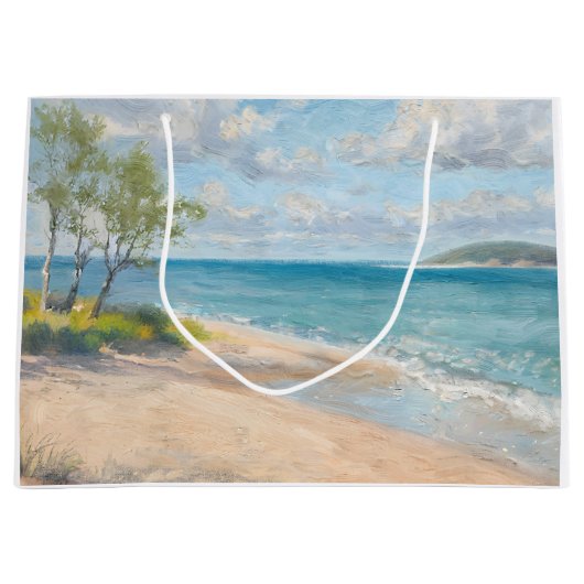 Kustbries Fijne Kunst Strandprint Groot Cadeauzakje (Voorkant)