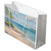 Kustbries Fijne Kunst Strandprint Groot Cadeauzakje (Voorkant Gekanteld)