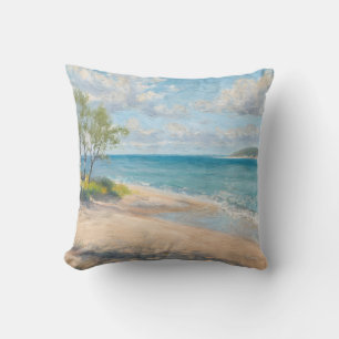 Kustbries Fijne Kunst Strandprint Kussen