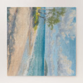 Kustbries Fijne Kunst Strandprint Legpuzzel (Horizontaal)