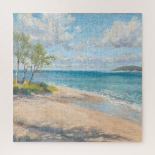 Kustbries Fijne Kunst Strandprint Legpuzzel
