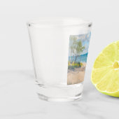 Kustbries Fijne Kunst Strandprint Shot Glas (Links)