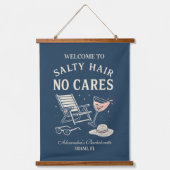 Kustbries Laatste Toast vrijgezellenfeest Hangend Wandkleed (Voorkant)