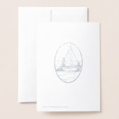 kustbruiloft - Dank u Folie Kaarten (Met envelop)