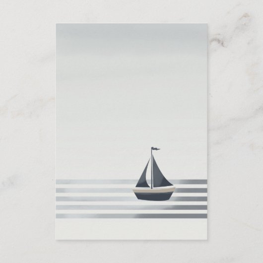 Kustbruiloft details kaart (Achterkant)