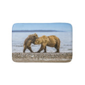 Kustbruine beren badmat (Voorkant)