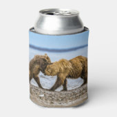 Kustbruine beren blikjeskoeler (Blikje Voorkant)