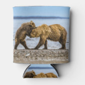 Kustbruine beren blikjeskoeler (Voorkant)