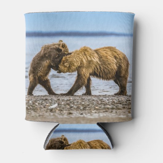 Kustbruine beren blikjeskoeler (Voorkant)