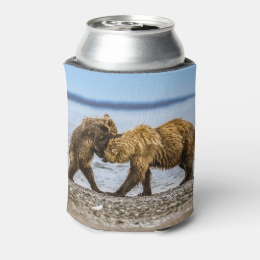 Kustbruine beren blikjeskoeler (Blikje Achterkant)