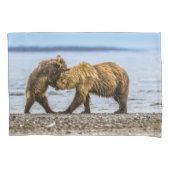 Kustbruine beren kussensloop (Voorkant)