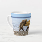 Kustbruine beren latte mok (Linkerhoek)