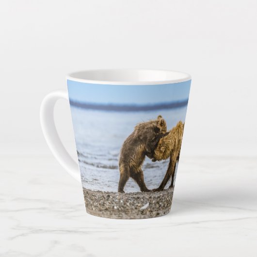 Kustbruine beren latte mok (Linkerhoek)