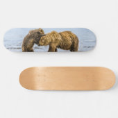 Kustbruine beren persoonlijk skateboard (Horizontaal)