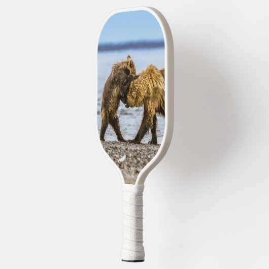 Kustbruine beren pickleball paddle (Links)
