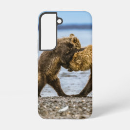 Kustbruine beren samsung galaxy hoesje