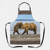 Kustbruine beren schort (Voorkant)