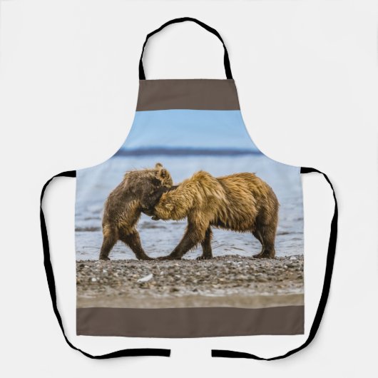 Kustbruine beren schort (Voorkant)