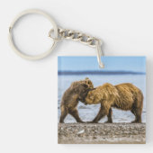 Kustbruine beren sleutelhanger (Voorkant)