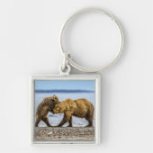 Kustbruine beren sleutelhanger (Voorkant)