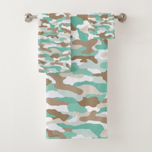 kustcamouflage bad handdoek (Insitu)