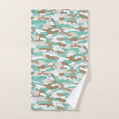 kustcamouflage bad handdoek (Handdoek)