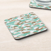 kustcamouflage bier onderzetter (Linkerzijde)