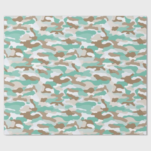 kustcamouflage cadeaupapier (Vlak)