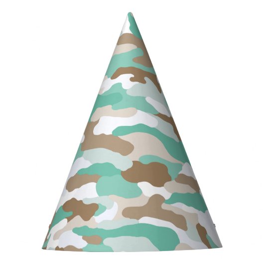 kustcamouflage feesthoedjes (Voorkant)