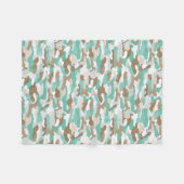 kustcamouflage fleece deken (Voorkant (Horizontaal))