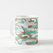 kustcamouflage koffiemok (Voorkant links)
