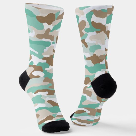kustcamouflage sokken (Gebogen)