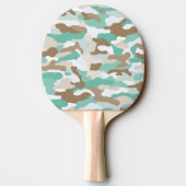 kustcamouflage tafeltennisbatje (Achterkant)