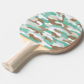 kustcamouflage tafeltennisbatje (Voorkant Gekanteld)