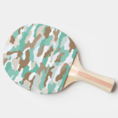 kustcamouflage tafeltennisbatje (Zijkant)