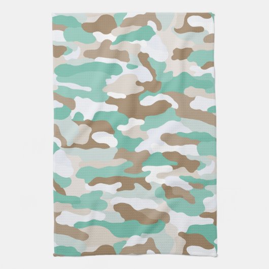 kustcamouflage theedoek (Verticaal)