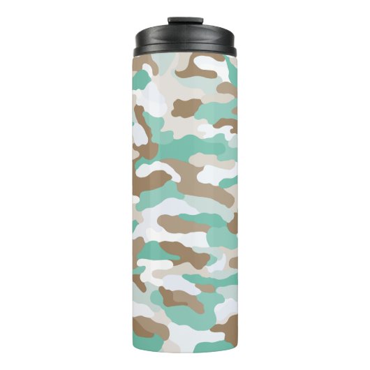 kustcamouflage thermosbeker (Voorkant)