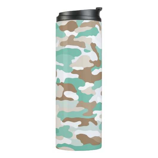 kustcamouflage thermosbeker (Gedraaid links)