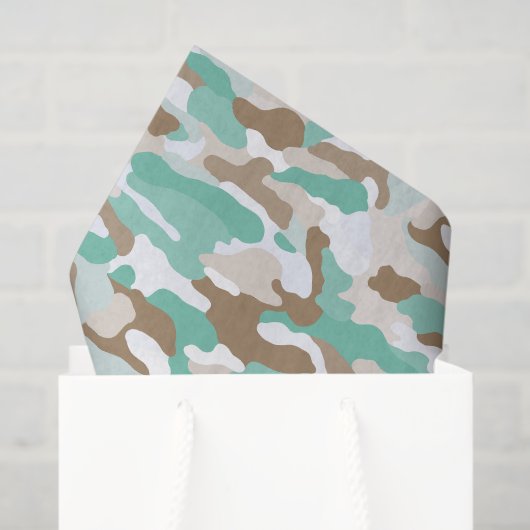kustcamouflage tissuepapier (Cadeauzakje)