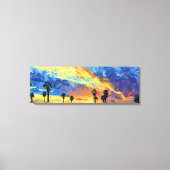 Kustcanvas: SoCal Sunset Dreams Canvas Afdruk (Voorkant)