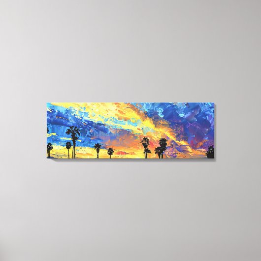 Kustcanvas: SoCal Sunset Dreams Canvas Afdruk (Voorkant)