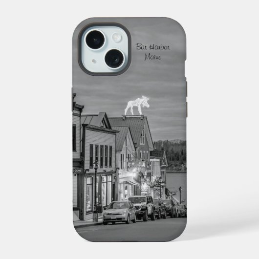Kustcharme: Bar Harbor Maine iPhone Case iPhone 15 Case (Achterkant)