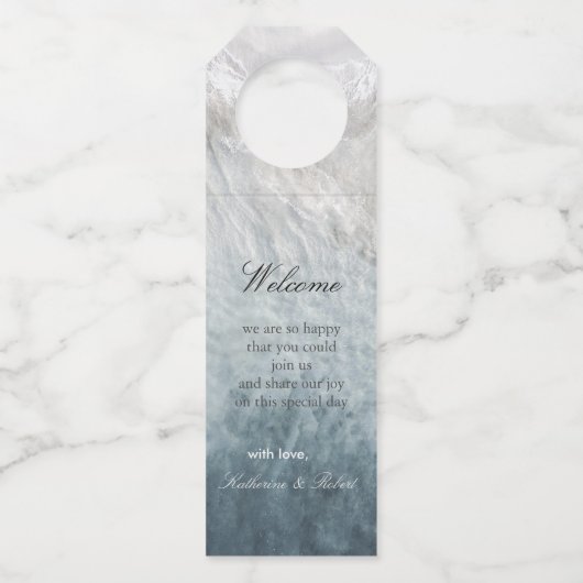 Kustcharme Fles Hanger Labels (Voorkant)