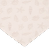 Kustcharme Schelp Roze Tafelkleed (Gekanteld)