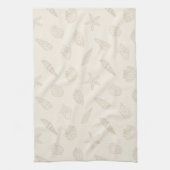 Kustcharme Zandige Taupe Theedoek (Verticaal)