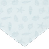 Kustcharme Zeeschuimblauw Tafelkleed (Gekanteld)