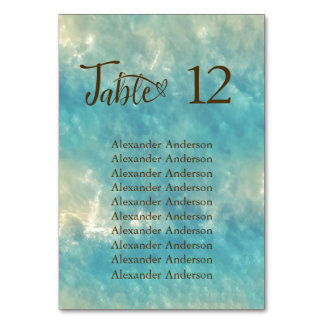 Kustchic gouden zand turquoise water bruiloft kaart