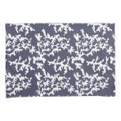 Kustchic Hamptons Blauw en Wit Koraalrif Kussensloop (Voorkant-Rechts)