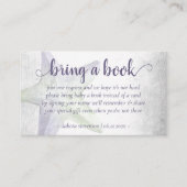 Kustchic | Paarse groene zeester Breng een boek Informatiekaartje (Voorkant)